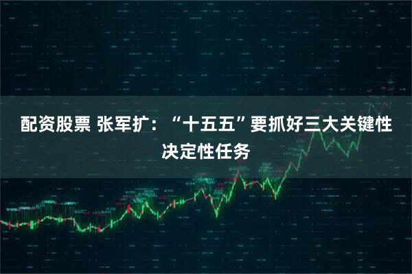 配资股票 张军扩：“十五五”要抓好三大关键性决定性任务