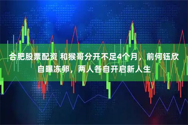 合肥股票配资 和猴哥分开不足4个月，前何钰欣自曝冻卵，两人各自开启新人生